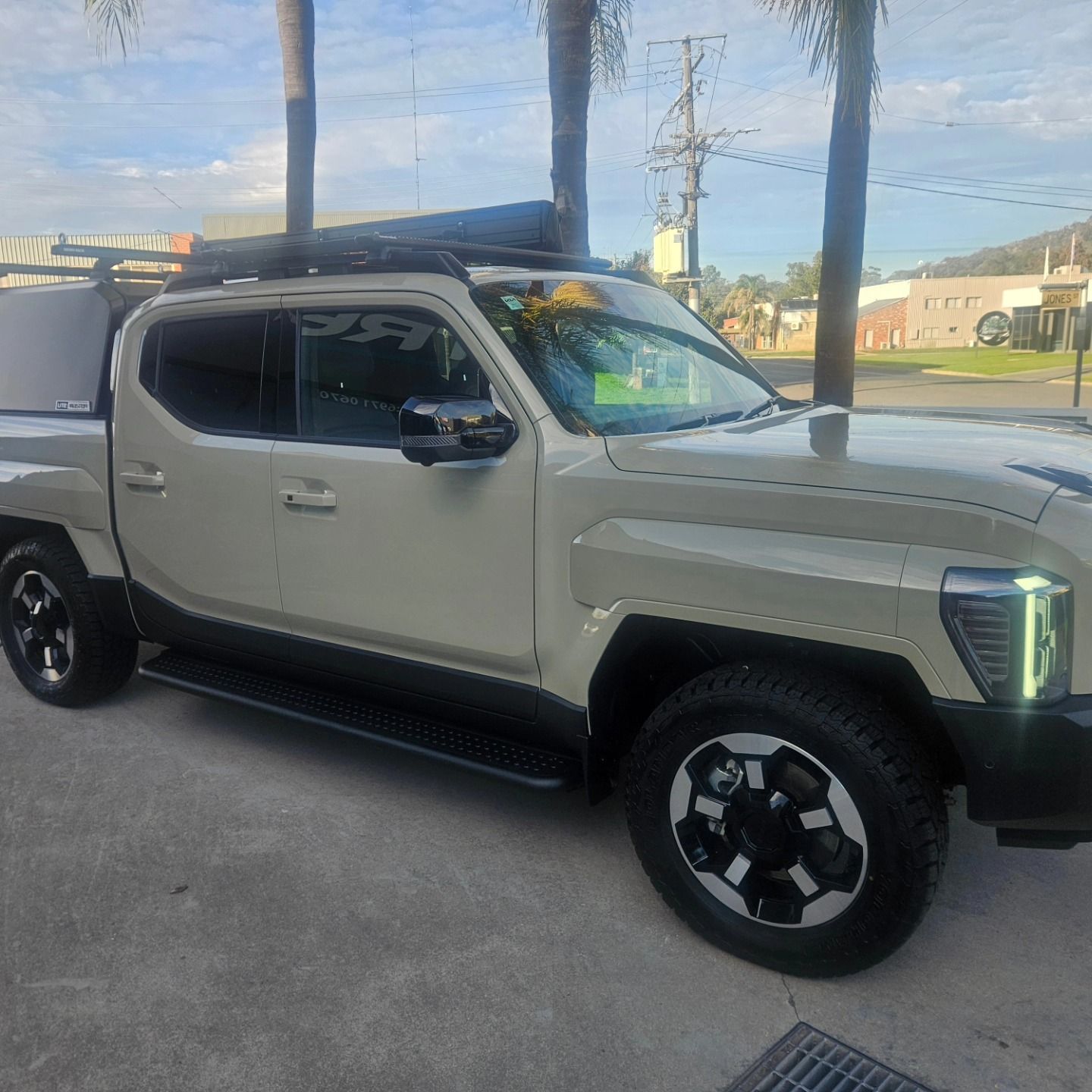 Silver off-road SUV parked outdoors on a sunny street, with black trim and roof rack. — On Point Detailing Wagga in East Wagga Wagga, NSW