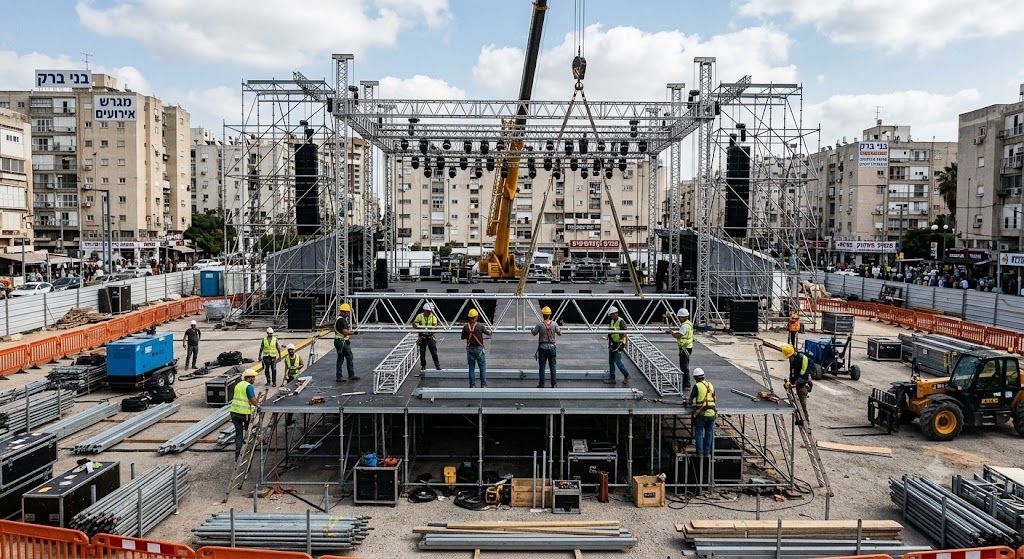 תמונה שיווקית ומקצועית המתאימה למיתוג של ביתא ביטוח בתחום התקליטנים. התמונה מציגה דיג'יי בפעולה עם מיתוג ברור על עמדת התקליטנים.