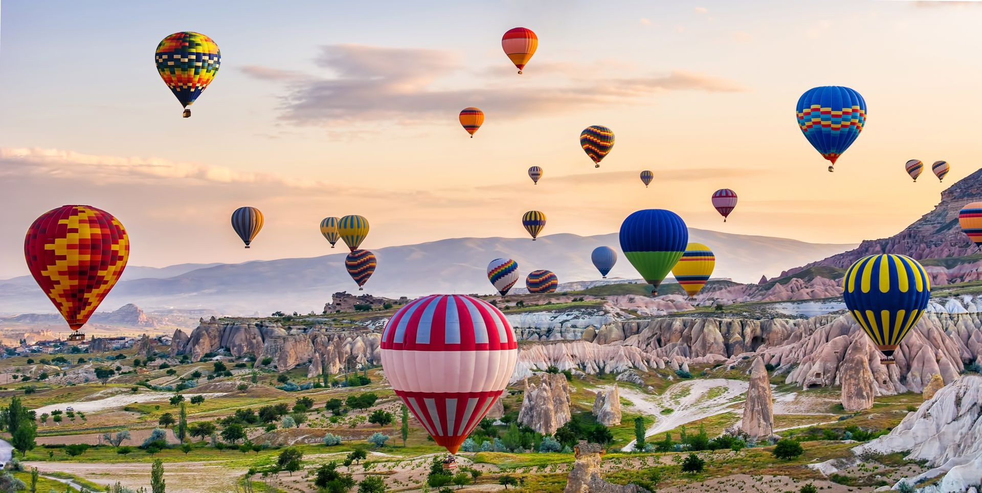 Hot Air Balloons in the Sky