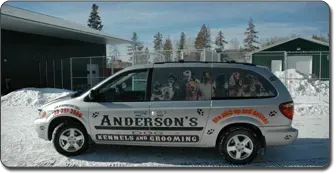 Anderson's  dogs van