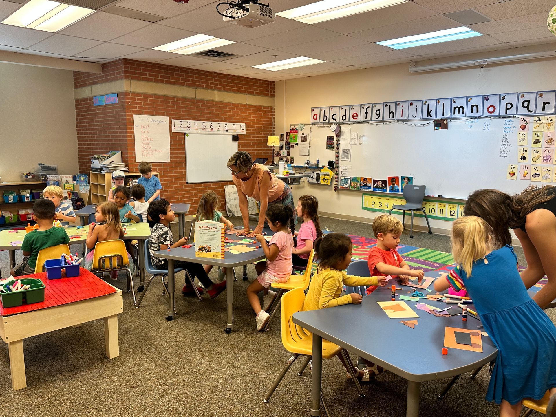 Young students learning in a Broomfield classroom