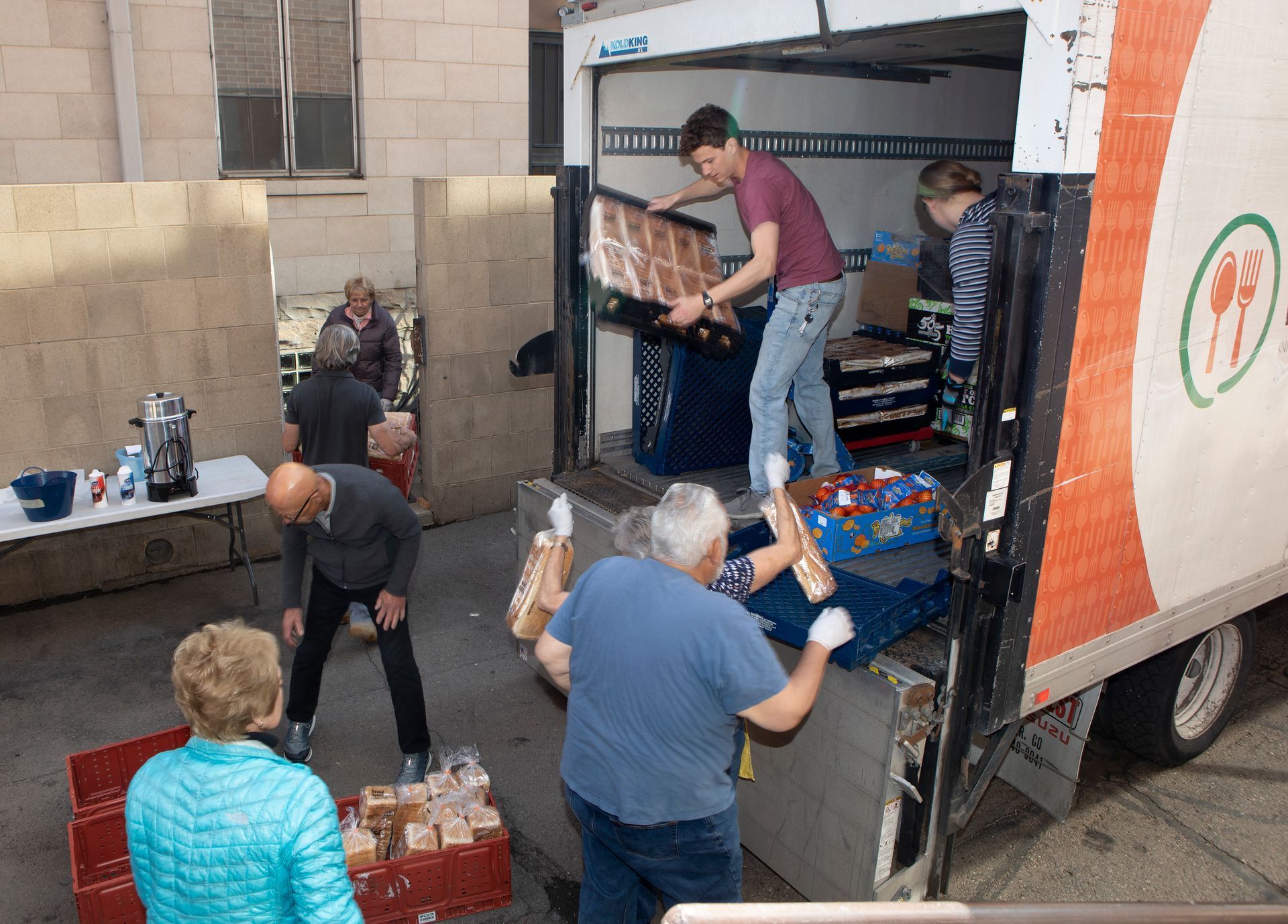 We Don't Waste food recovery, a Foundation grantee