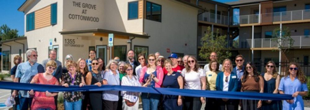 Ribbon cutting at The Grove at Cottonwood