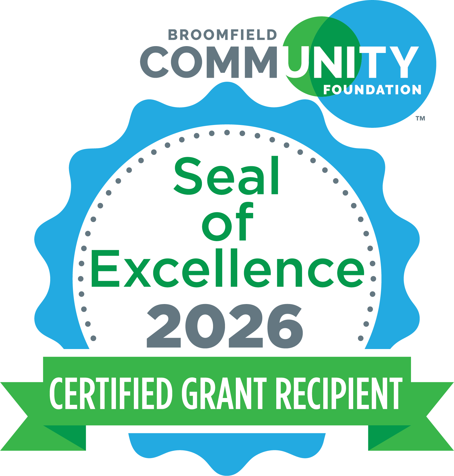 BCF Certified Grant Recipient 2026 badge