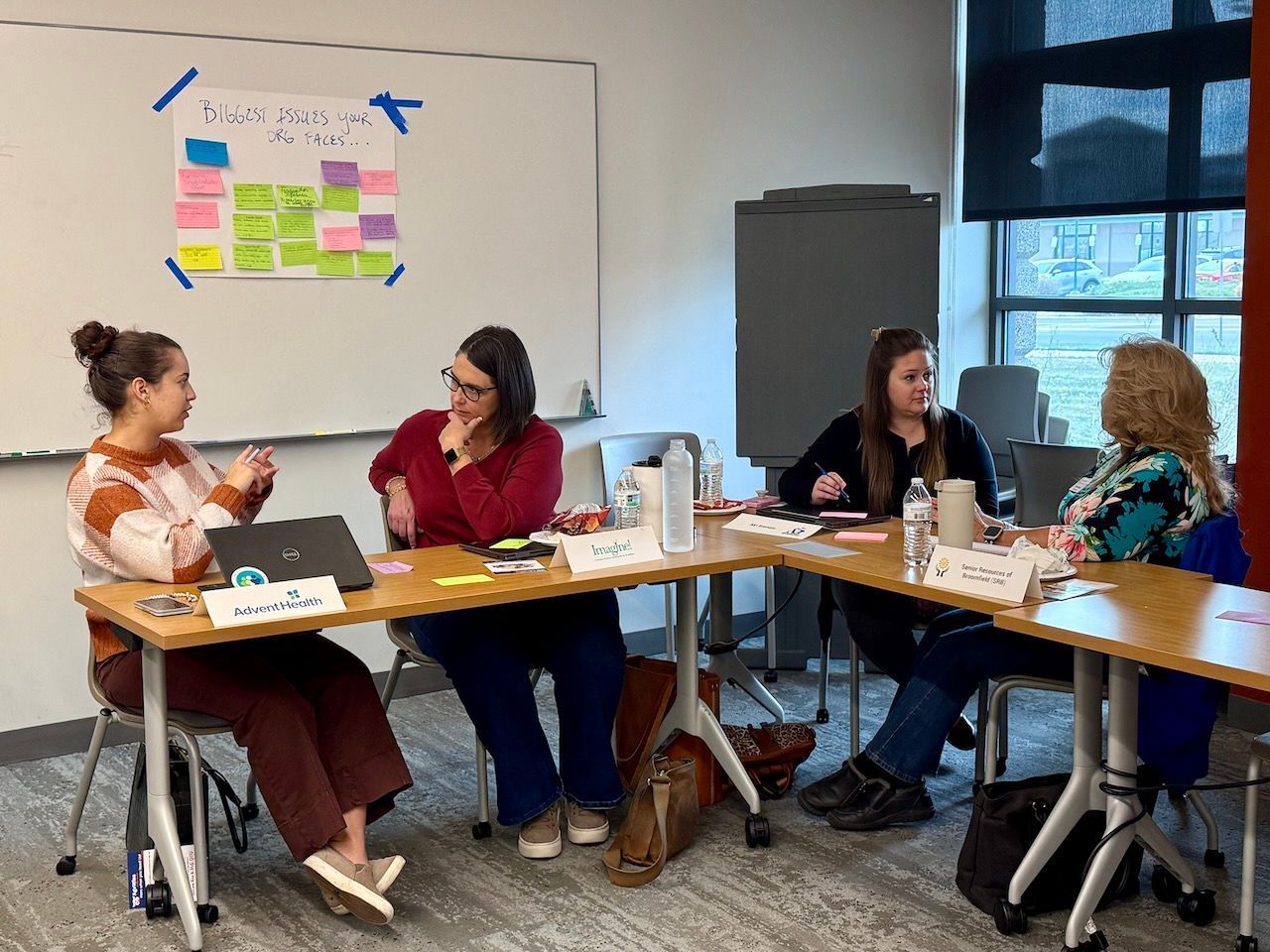 Broomfield nonprofit leaders collaborating at a Community Service Network gathering