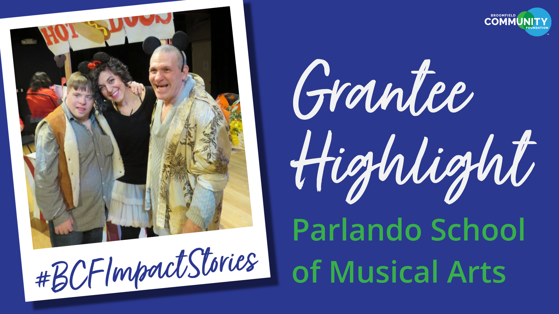 Grantee Highlight graphic: Parlando School of Musical Arts