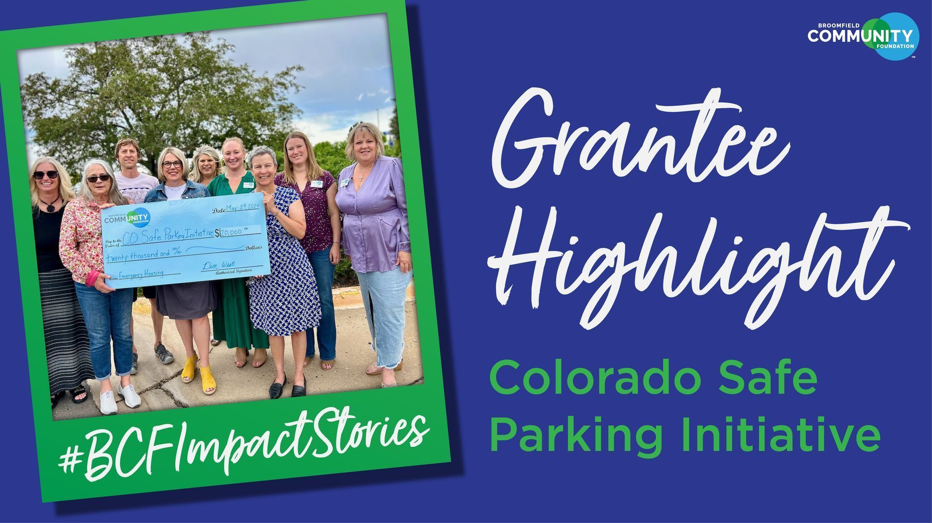 Grantee Highlight graphic: Colorado Safe Parking Initiative