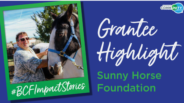 Grantee Highlight graphic: Sunny Horse Foundation