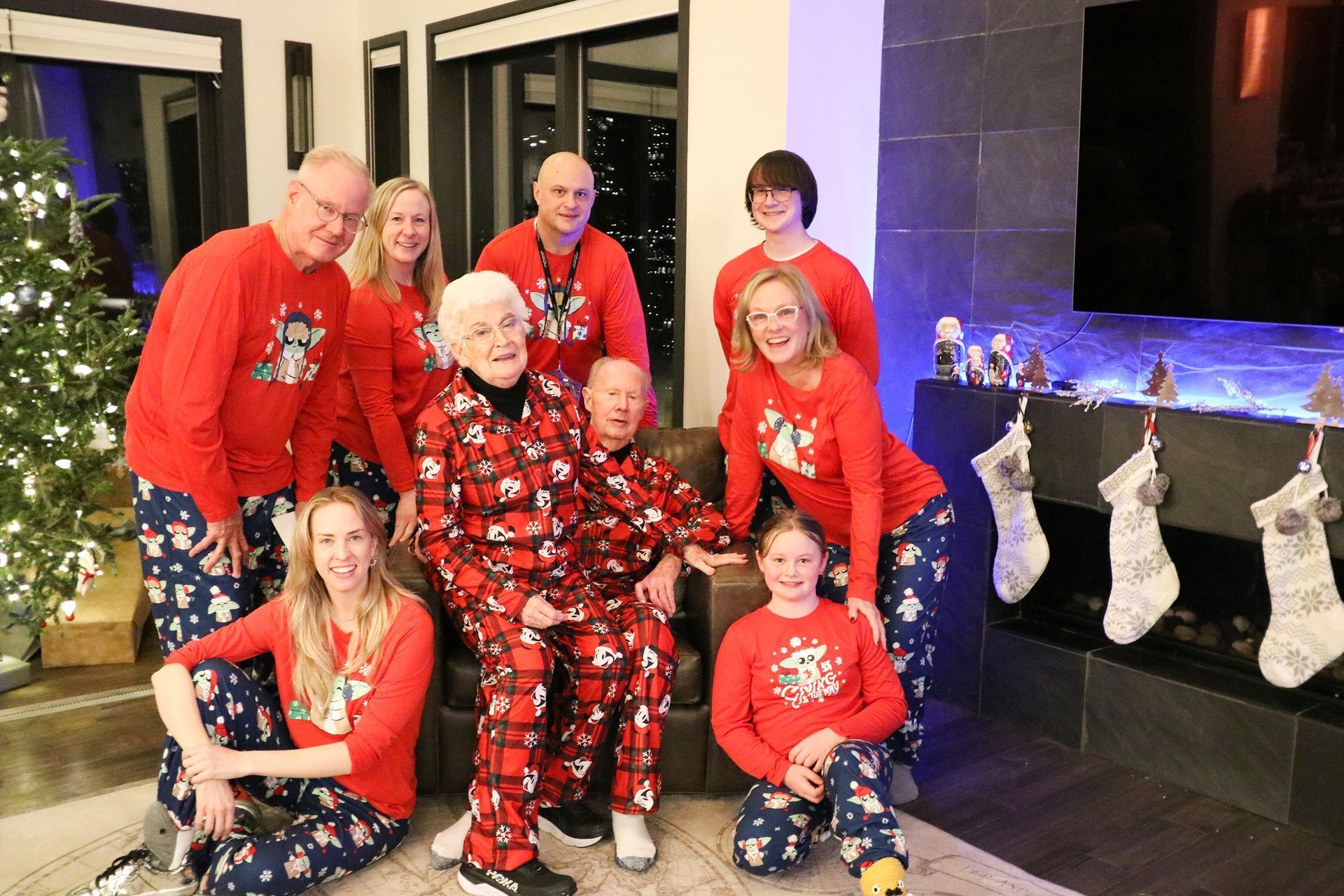 The TerHar family celebrating the holidays