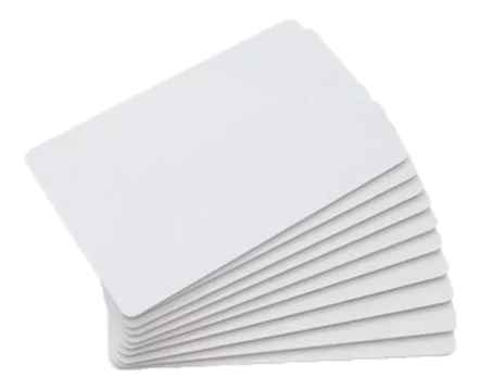 Tarjetas de PVC  Tamaño Credencial 86 x 54 mm,Tipo CR80, Marca Zebra