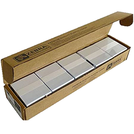 Tarjeta PCV blanca 10 mls, 86 x 54 mm c/ adhesivo (caja con 500 tarjetas)