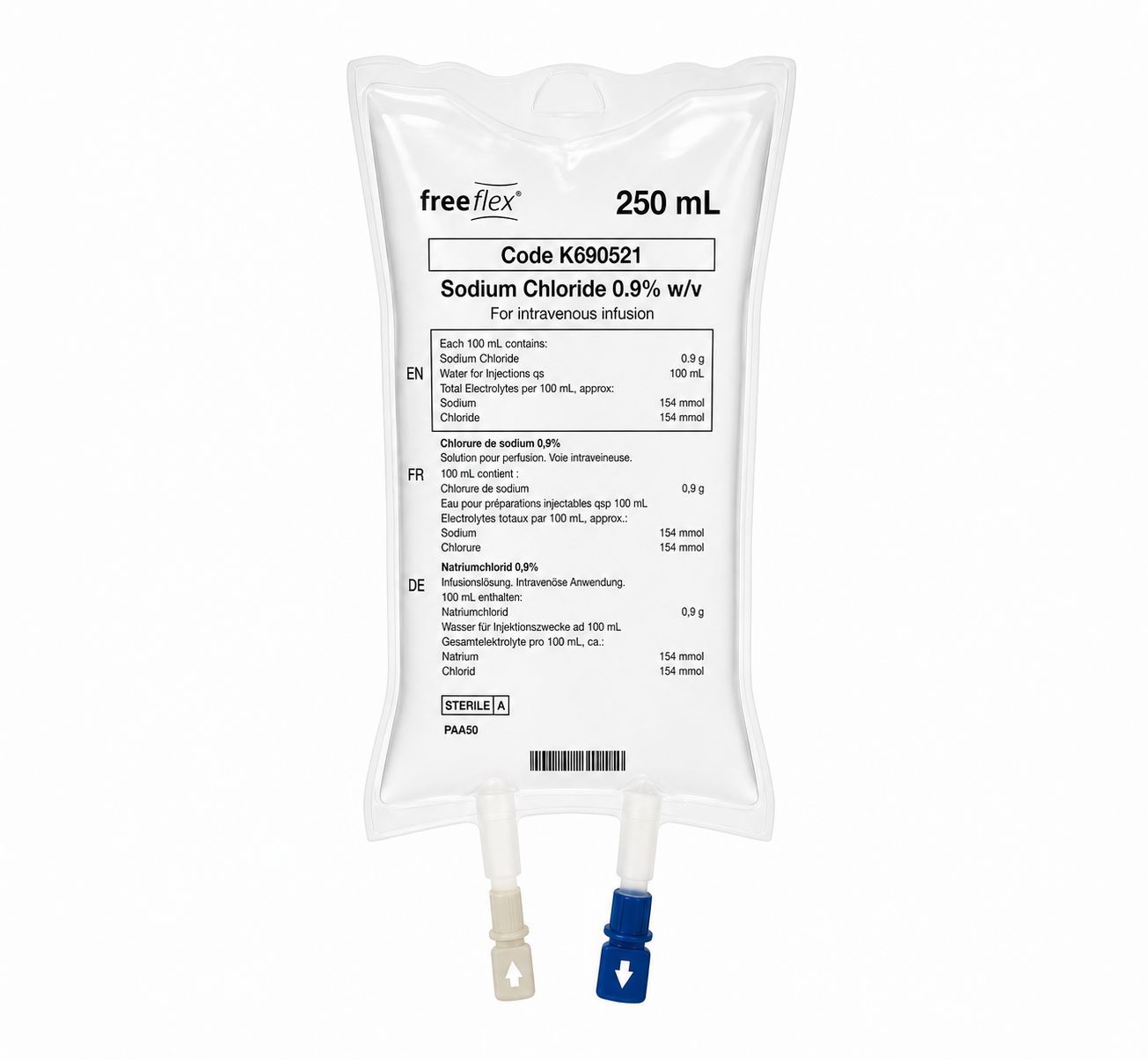 Sterile Saline Water Pouches 250ML | NB Beautiful