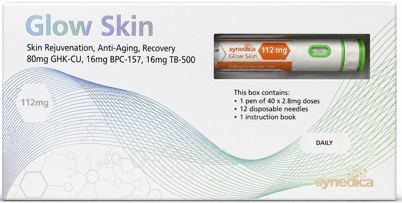Synedica Glow Skin GHK-CU 112mg | NB Beautiful