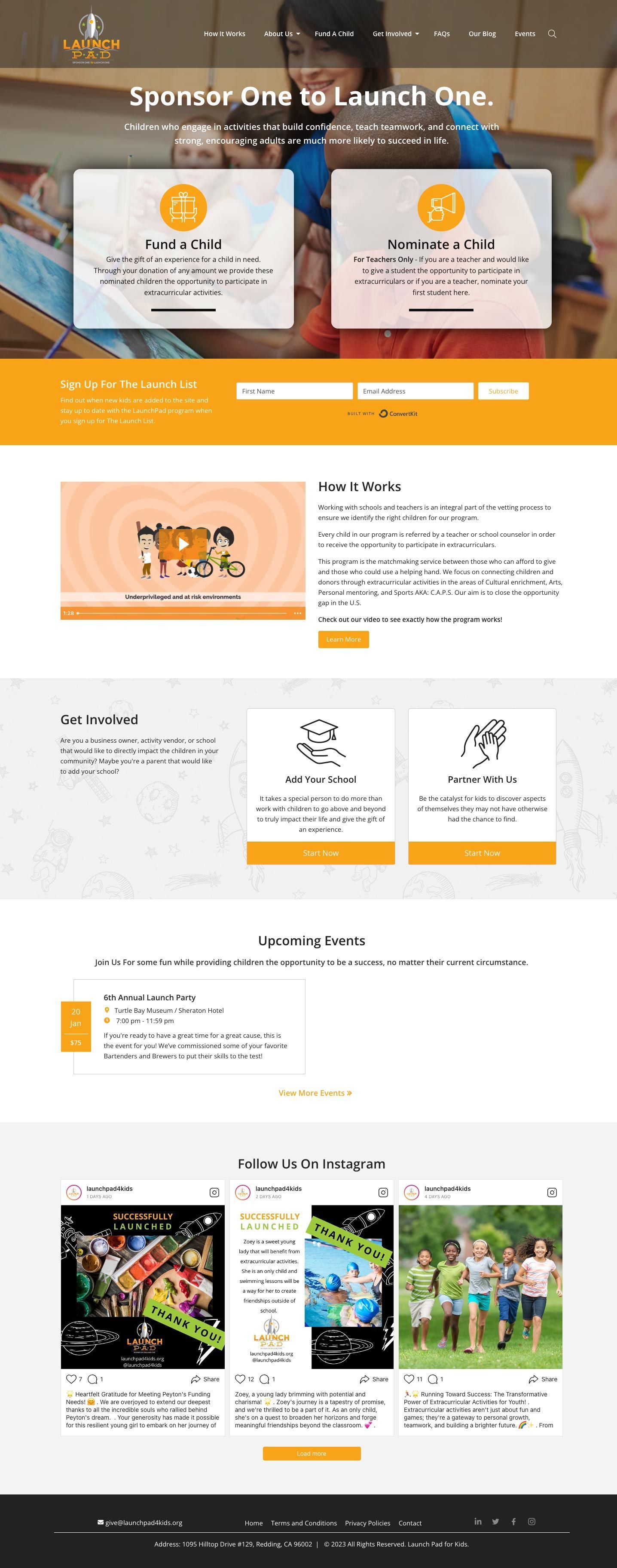 Launchpad 4 Kids Website