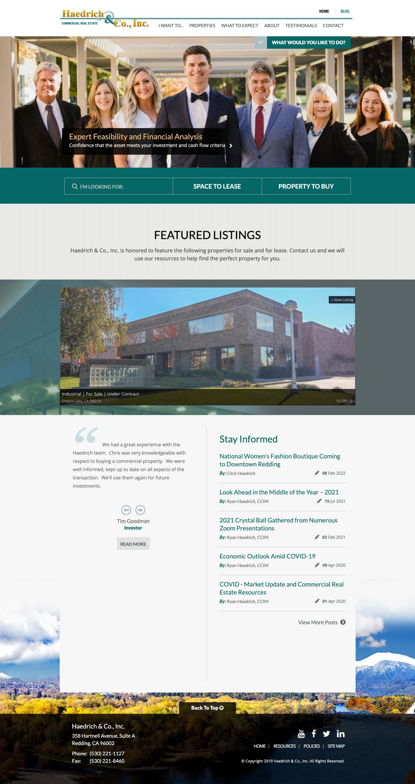 Haedric & Co., Inc. Website