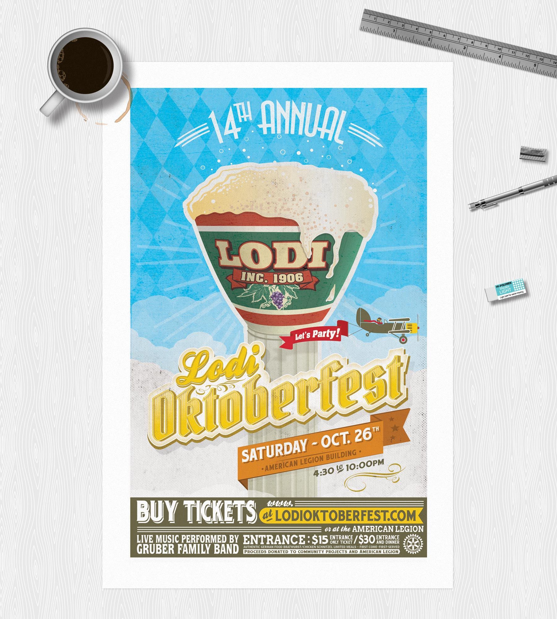 Lodi Oktoberfest Poster Design