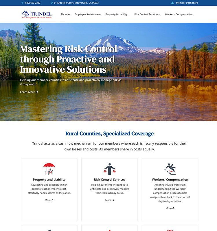 Trindel Insurance Fund - Risk Management for Rural Counties Website