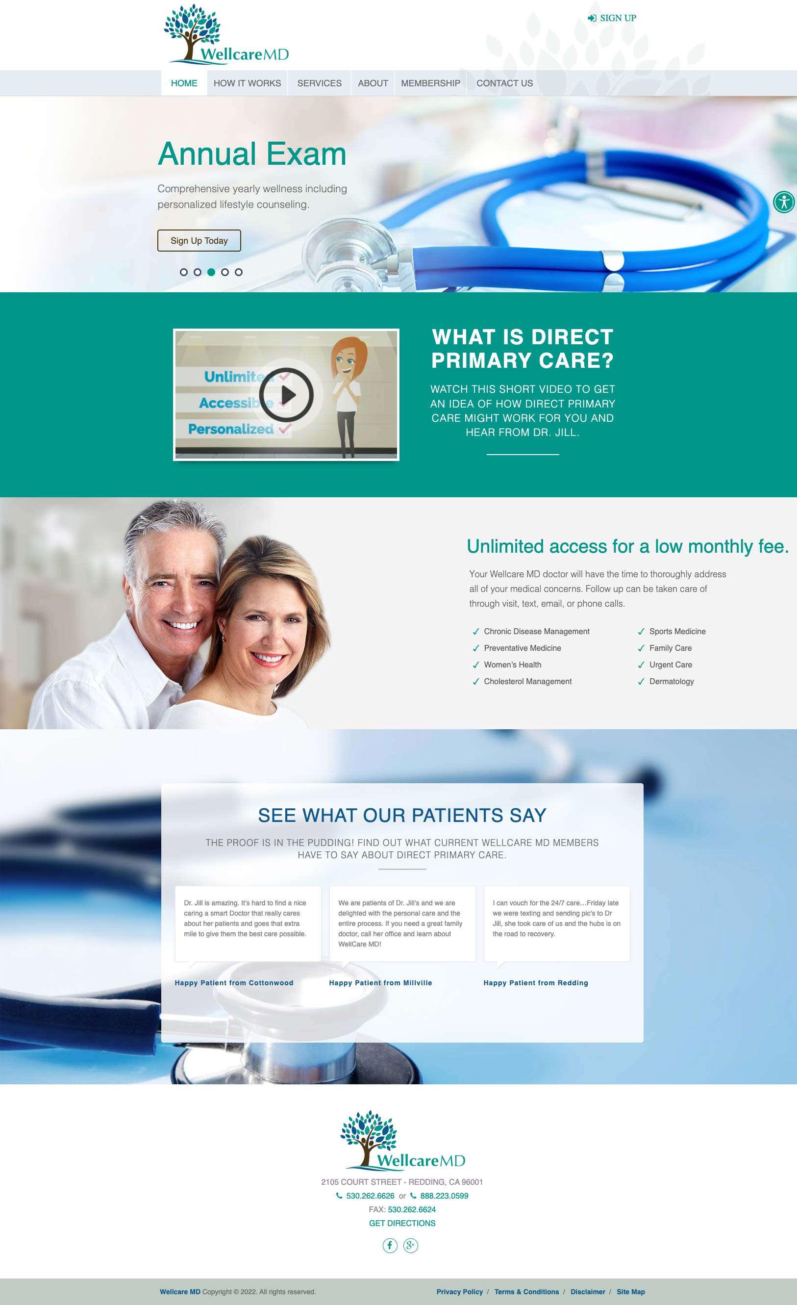 Wellcare MD Website