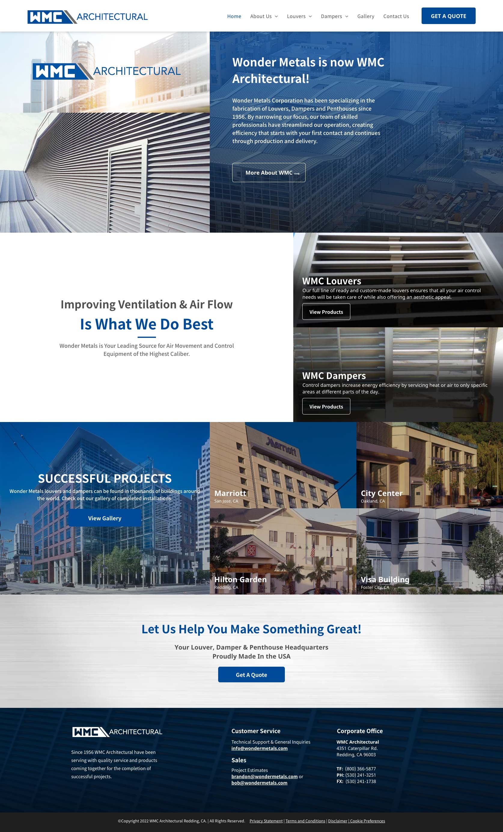 Wonder Metals Corporation Website