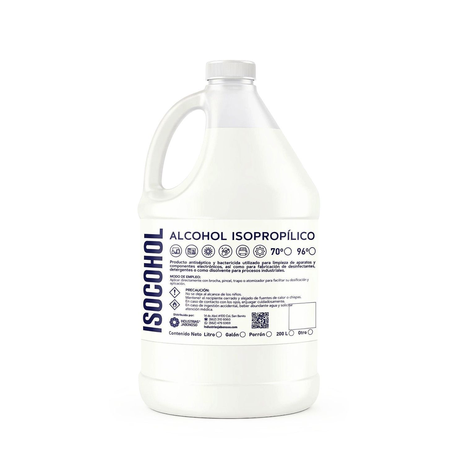 ISOCOHOL - ALCOHOL ISOPROPÍLICO 70°