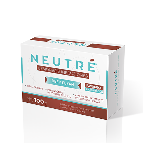 NEUTRÉ - JABÓN PARA CUIDADO DE LESIONES E INFECCIONES (DEEPCLEAN)