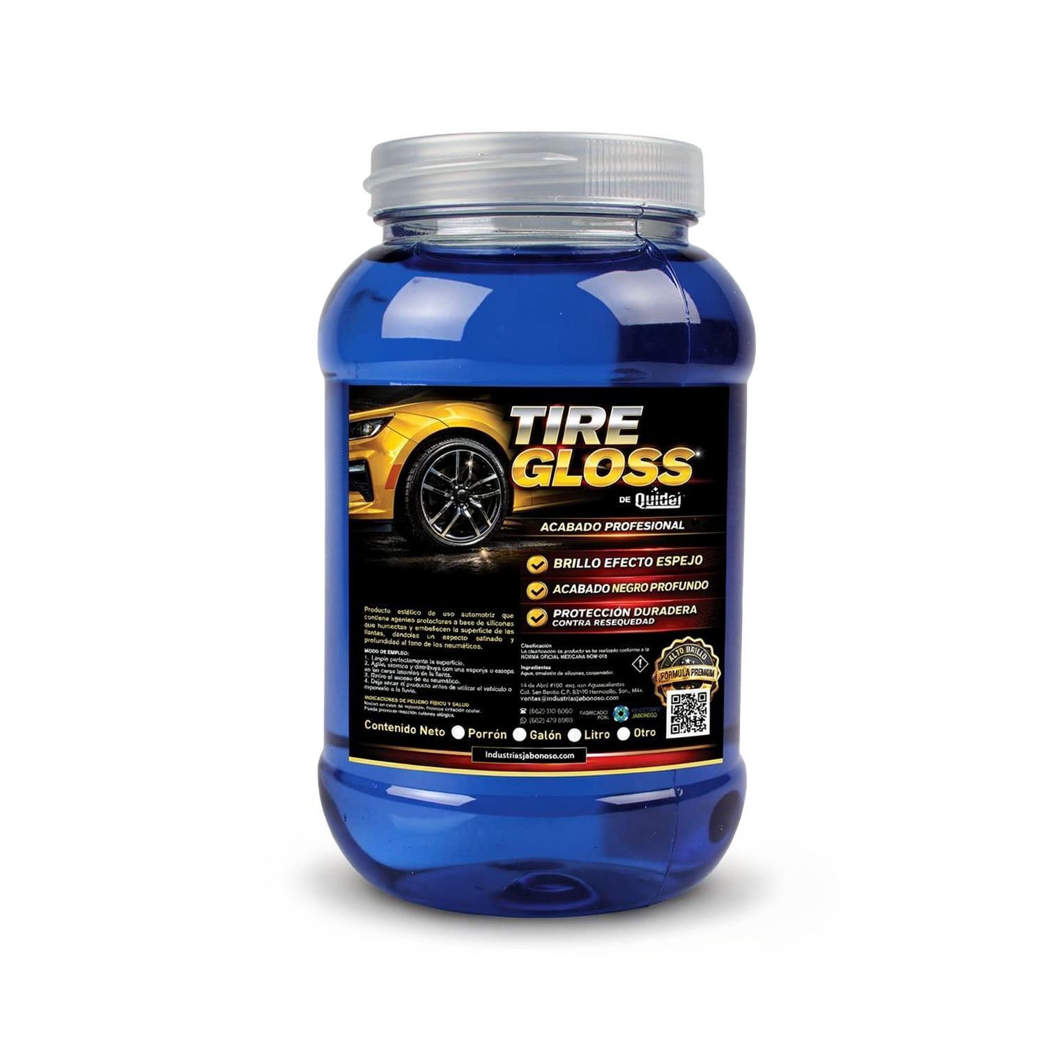 TIRE GLOSS - ABRILLANTADOR DE LLANTAS
