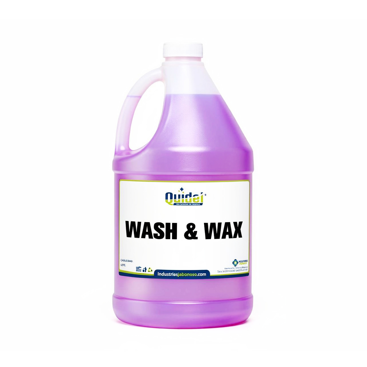 WASH & WAX - SHAMPOO CON CERA PARA AUTOS