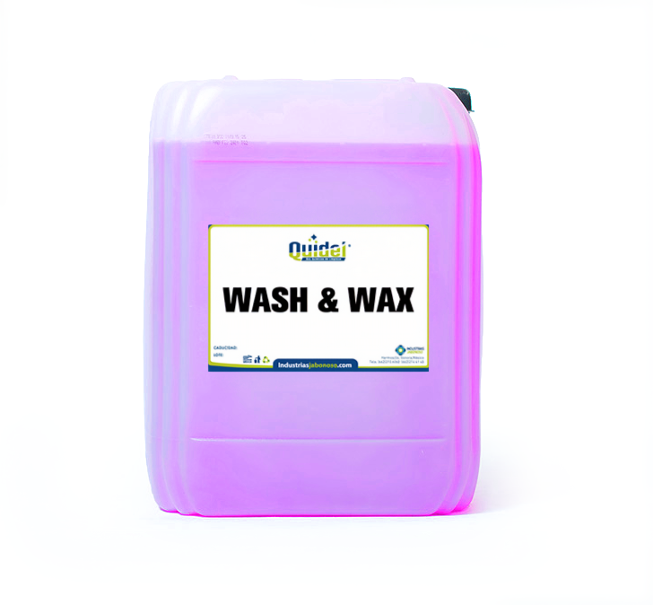 WASH & WAX - SHAMPOO CON CERA PARA AUTOS