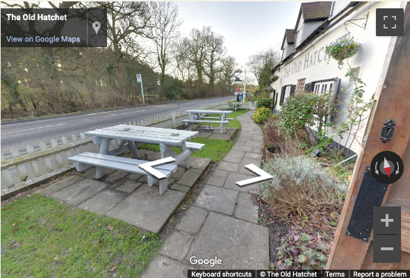 The Old Hatchet, Winkworth | Garden