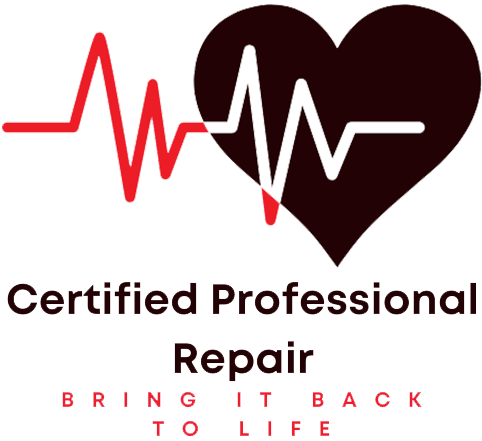 A logo for certified professional repair bring it back to life