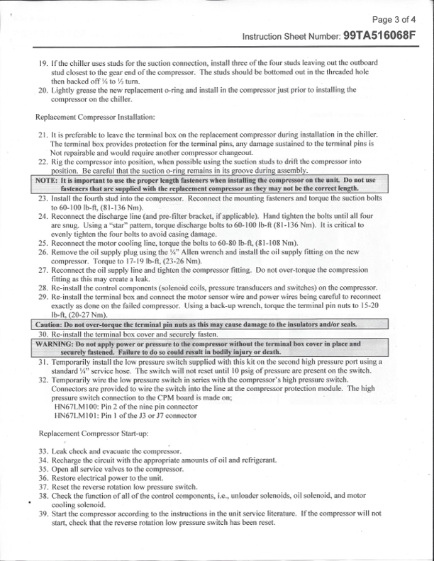 Blurry scanned page of dense text with headings and numbered instructions, likely from a manual or form.