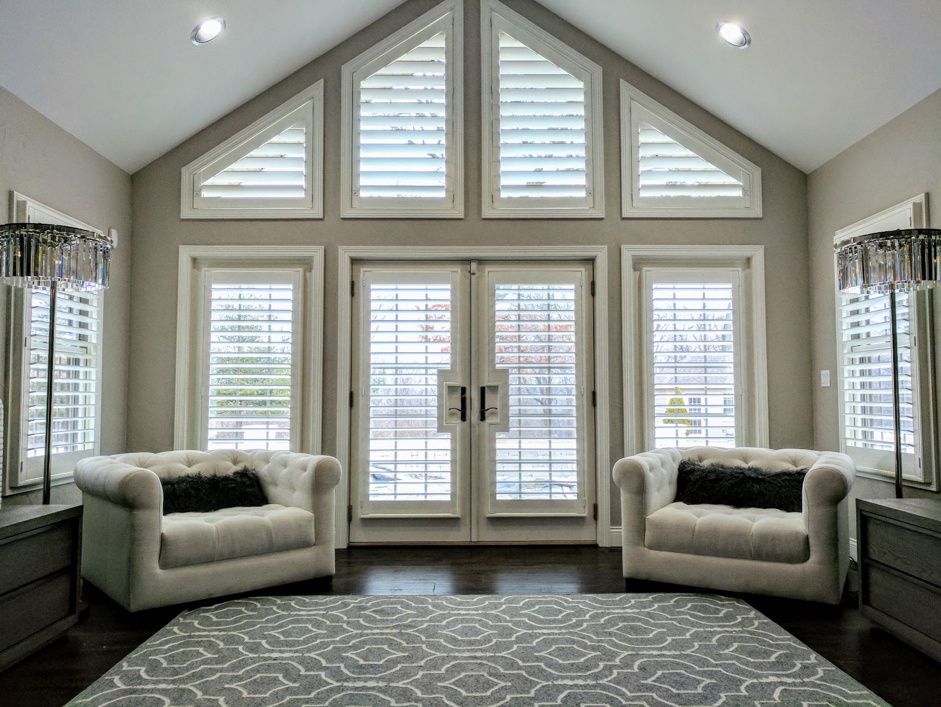 Plantation Shutters in a beautiful Texas home