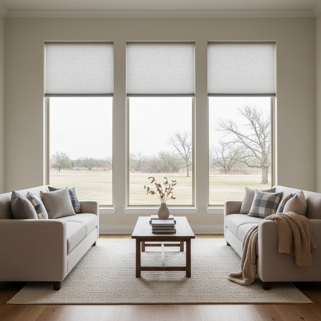 Honeycomb Energy Efficiency Shades TX