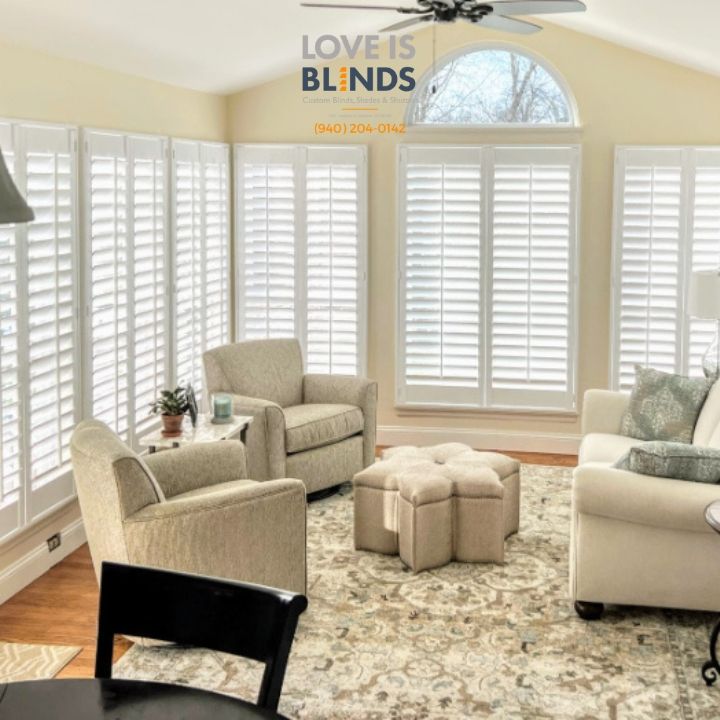 Beautiful Home Shutters in Corsicana Tx by Love is Blinds