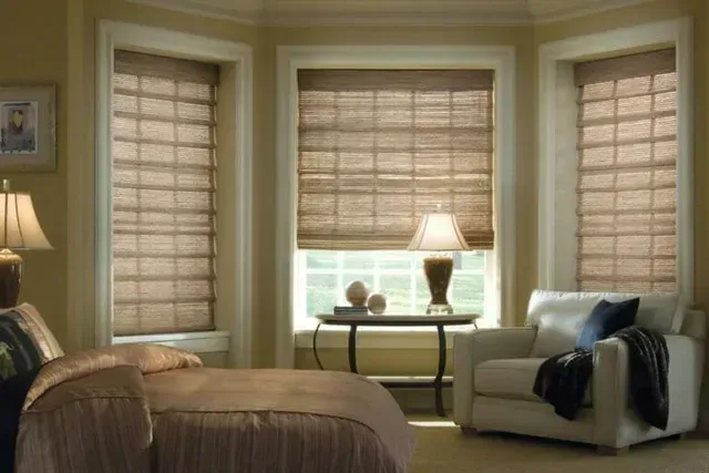 Stylish Woven Wood Shades Texas