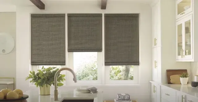 Window and Door Woven Wood Shades Texas