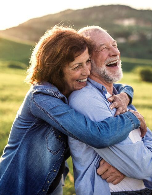 an image that represents happy senior couples due great caregiving