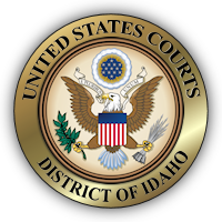 The seal of the united states courts district of idaho
