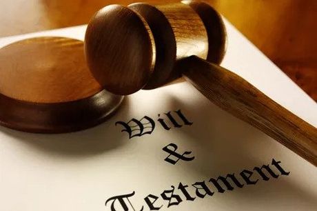 Will and Testament Paper With Gavel Will and Testament Paper With Gavel