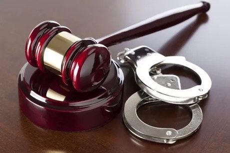 Hand Cuffs and Gavel Hand Cuffs and Gavel