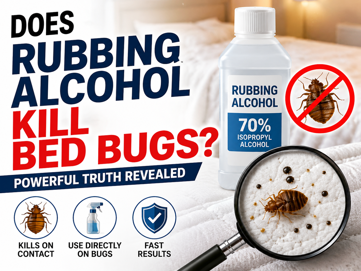 Does Rubbing Alcohol Kill Bed Bugs