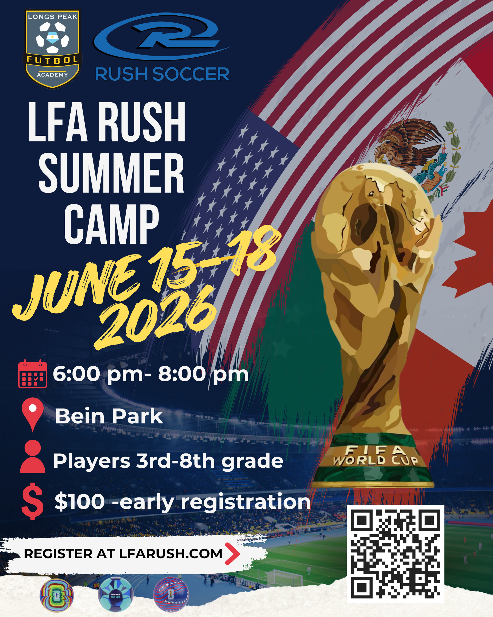 summer camps for soccer players in berthoud, colorado