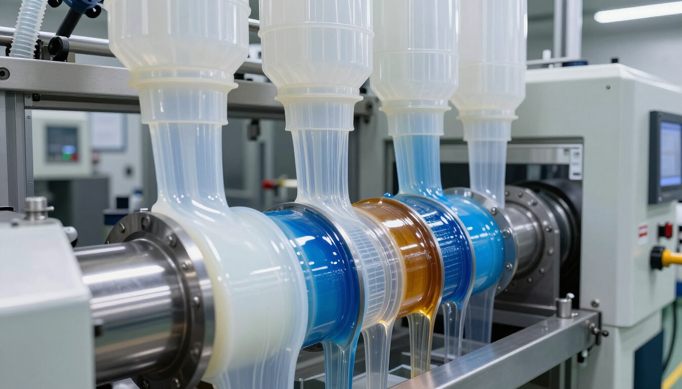 Proceso de coextrusión de plásticos