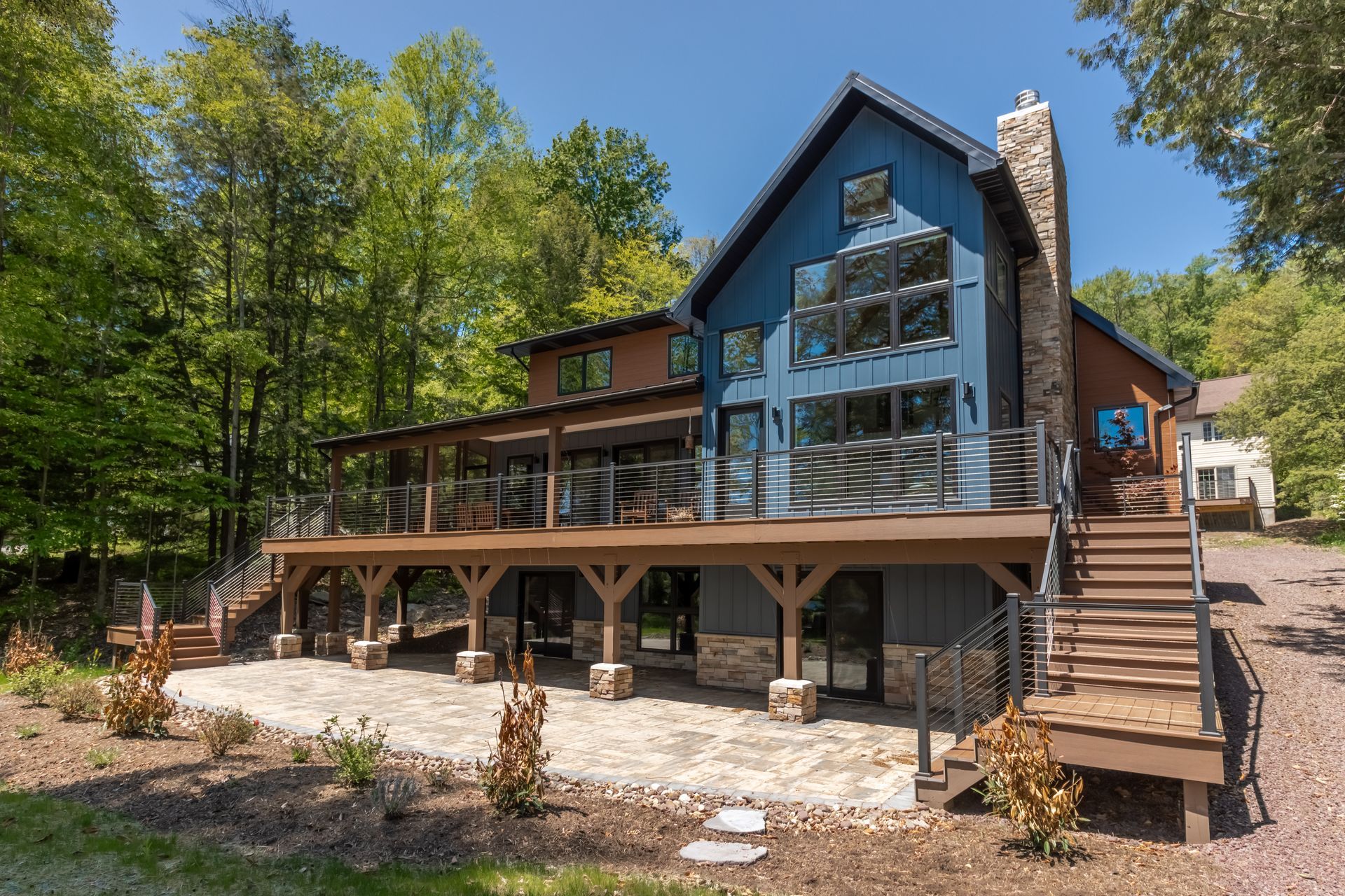 Lake house interior design Pennsylvania