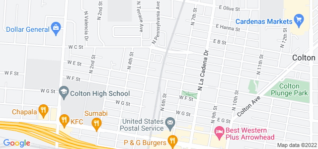 Map of business location