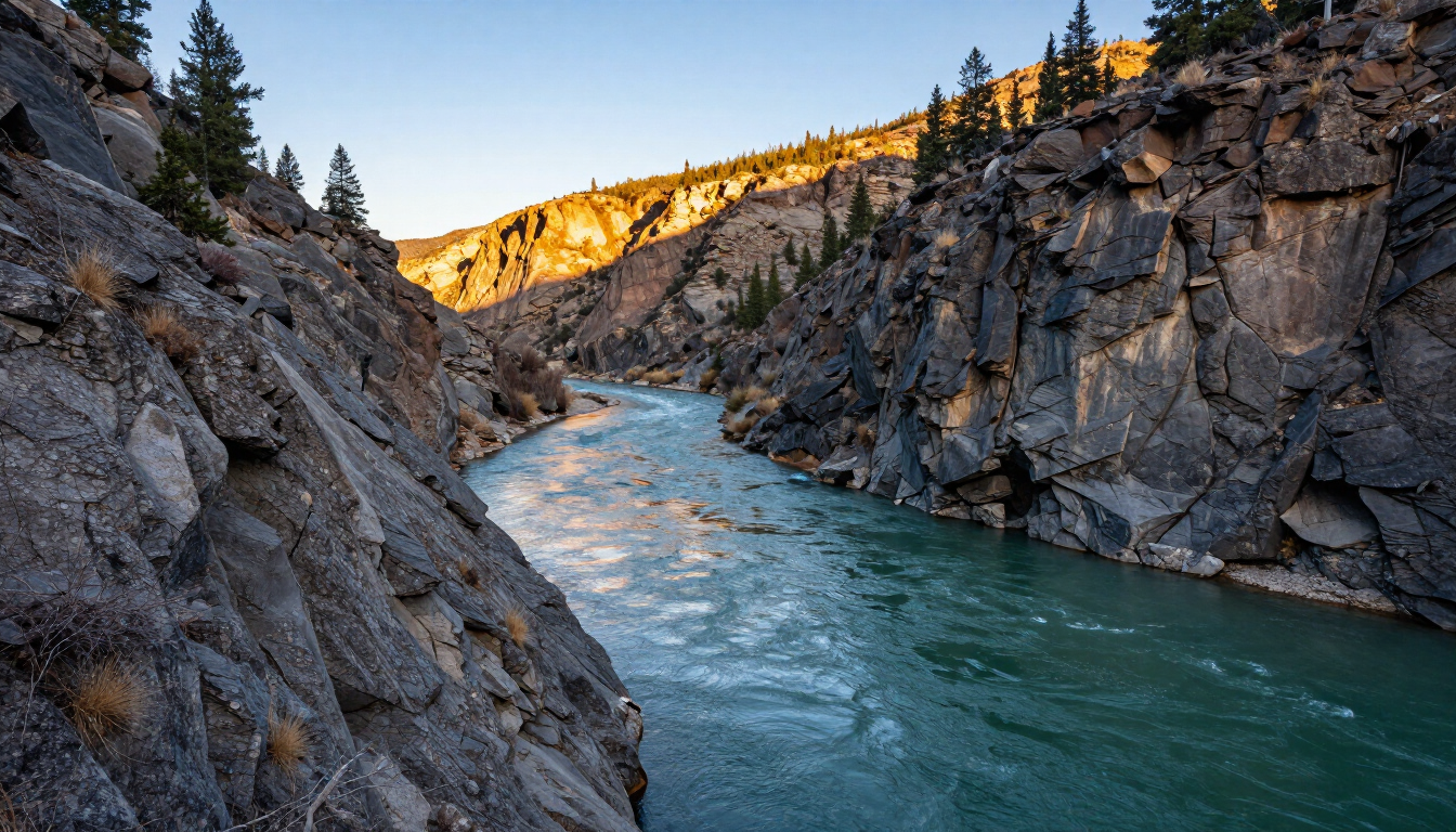 photorealistic+breathtaking+view+of+the+Salmon+River+winding+through+a+steep+rugged+canyon+with+golden+sunlight+hitting+the+water&aspectRatio=16_9