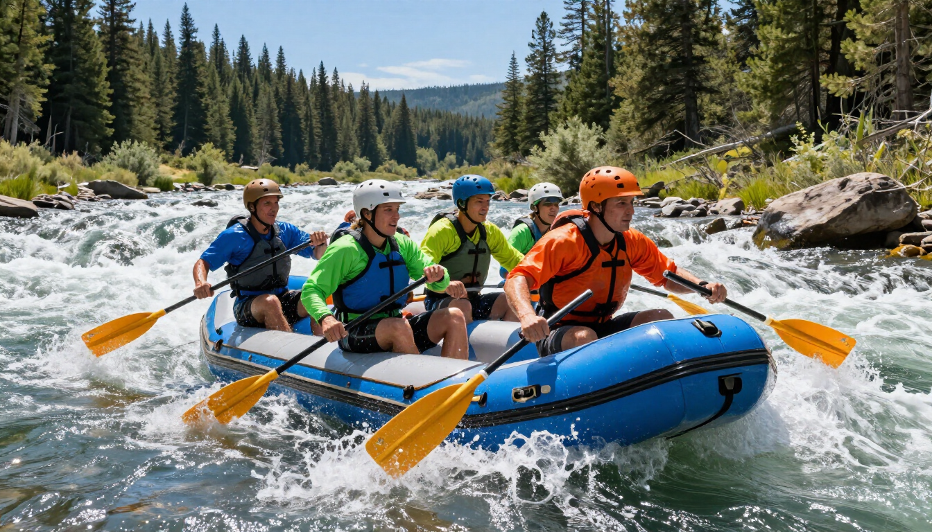 Rafters in Idaho