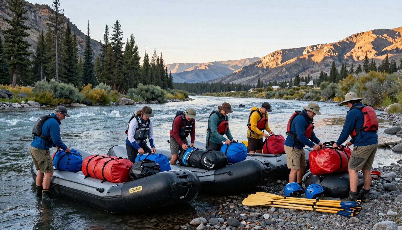 Main Salmon rafting trip in Idaho with experienced rafters