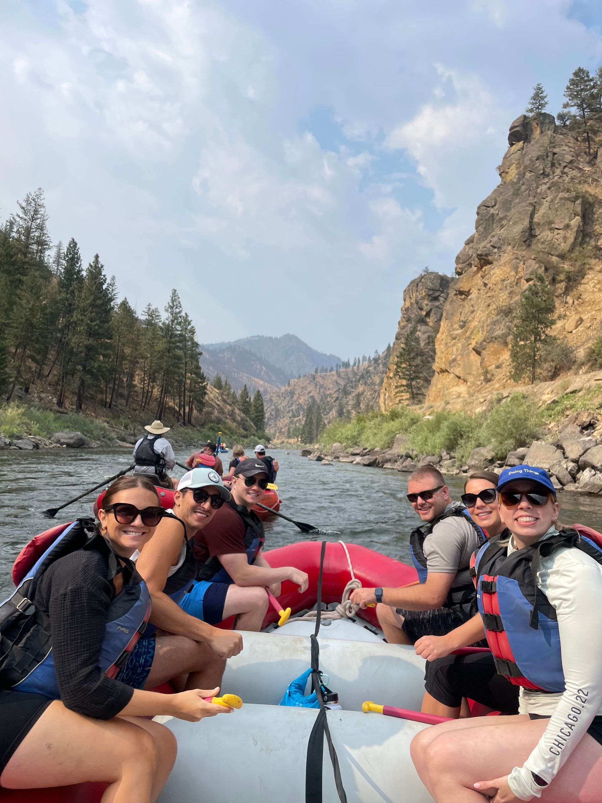 Thrilling whitewater rafting on the Salmon River in Idaho