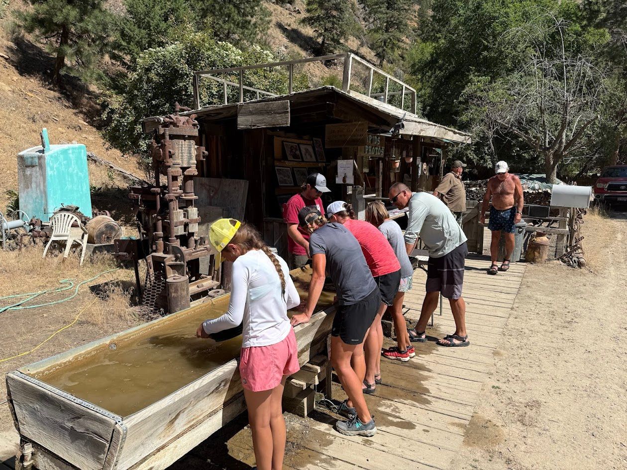 Rawhide River Trips Panning for Gold